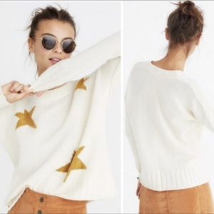 Madewell Gold star sweater